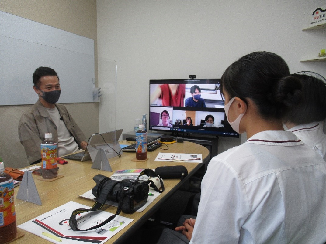 高校生による地域企業等紹介動画制作1